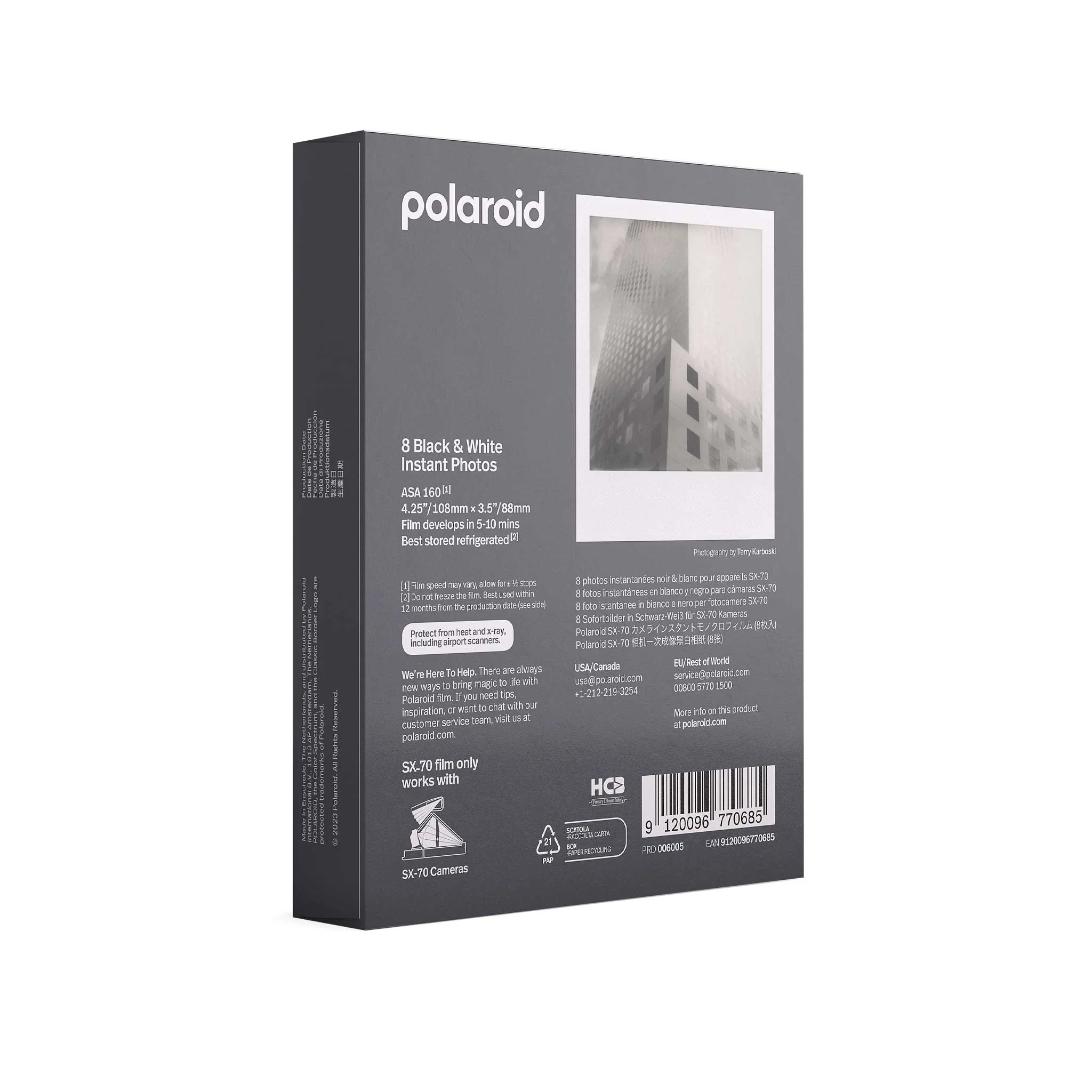 Polaroid | Black & White SX-70 Film - Image 4